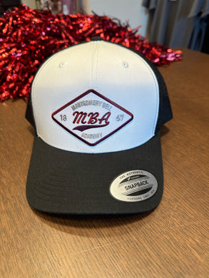 Black and White YP Classics Hat with MBA Patch