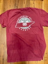 Cardinal Faded Comfort Colors Pocketed Tee with State on Back