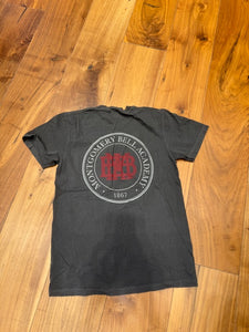 Gray Comfort Colors Pocketed Tee with MBA Seal on Back