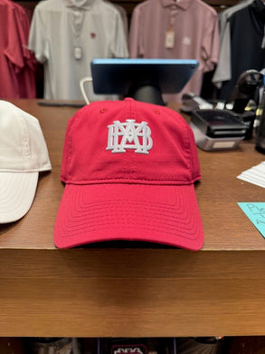 Cardinal Ventilated Cap with Raised Silver Waffle