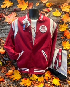 Varsity Jacket with choice of MBA button