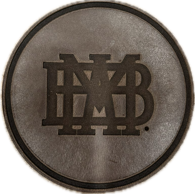 Leather Coasters with Waffle - Set of 4