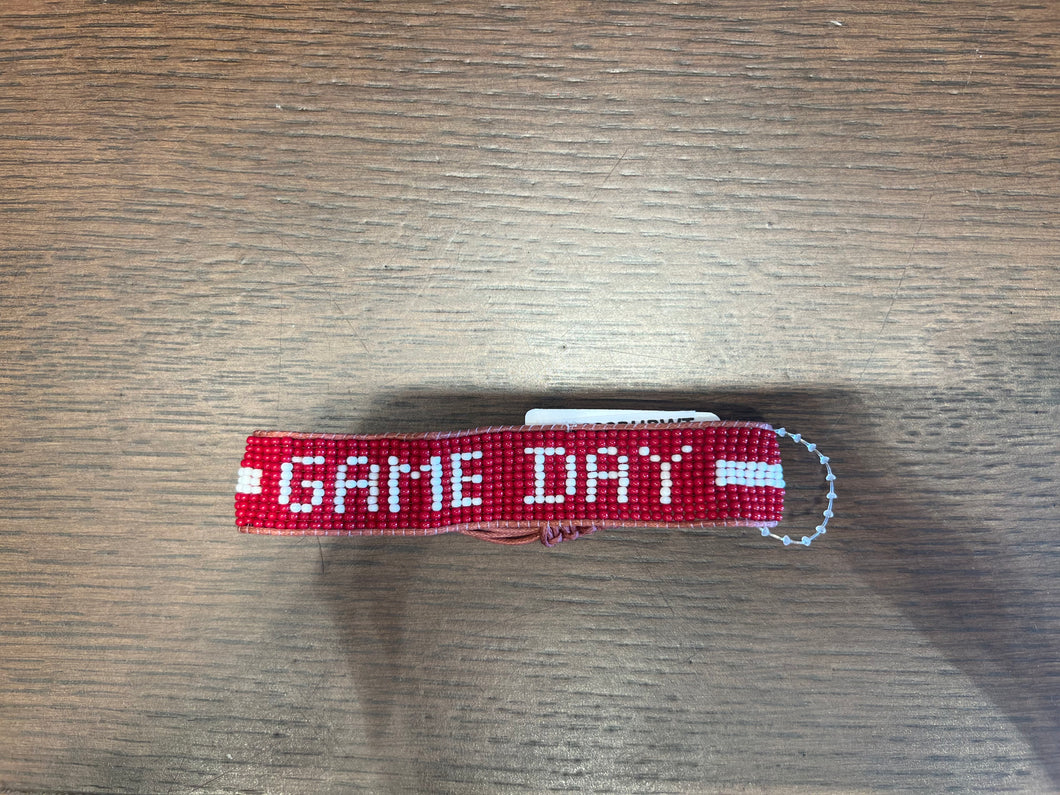 Beaded Game Day Bracelet