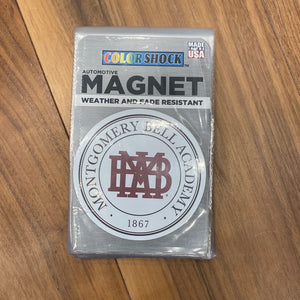 MBA Round Magnet with Date