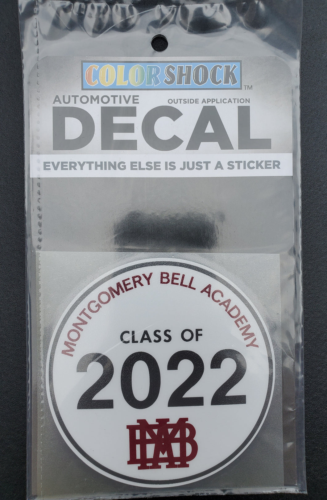 MBA Class of 2022 Decal