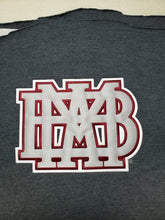 Pennant Youth Charcoal Hoodie Sweatshirt with Applique Logo