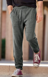 Triblend Joggers Adult Dark Gray with black logo