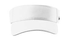 Nike Dry Visor in white with cardinal logo