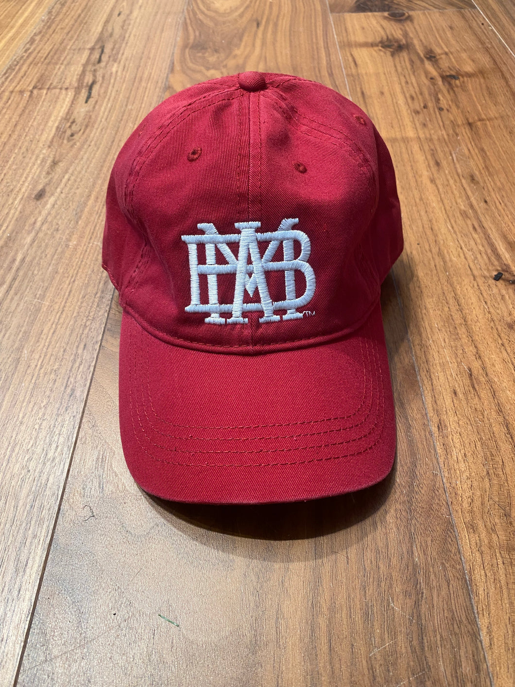 Cardinal Cap with white waffle