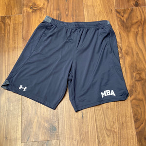 Under Armour  Adult Stealth Gray Short- MBA arch logo