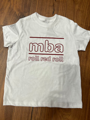 Roll Red Roll White Toddler tee