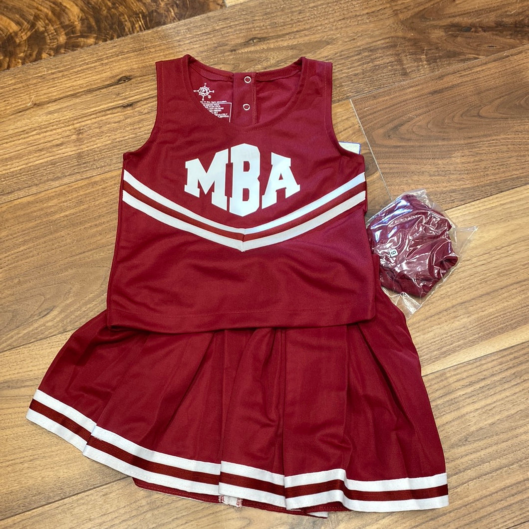 3pc MBA cheer uniform with bloomers