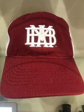 Youth Cap/Hat Cardinal bill with white Mesh back and MBA waffle white