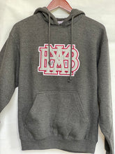 Pennant Youth Charcoal Hoodie Sweatshirt with Applique Logo