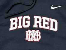 Nike Youth/Adult Black Hooded Sweatshirt w/ White Big Red