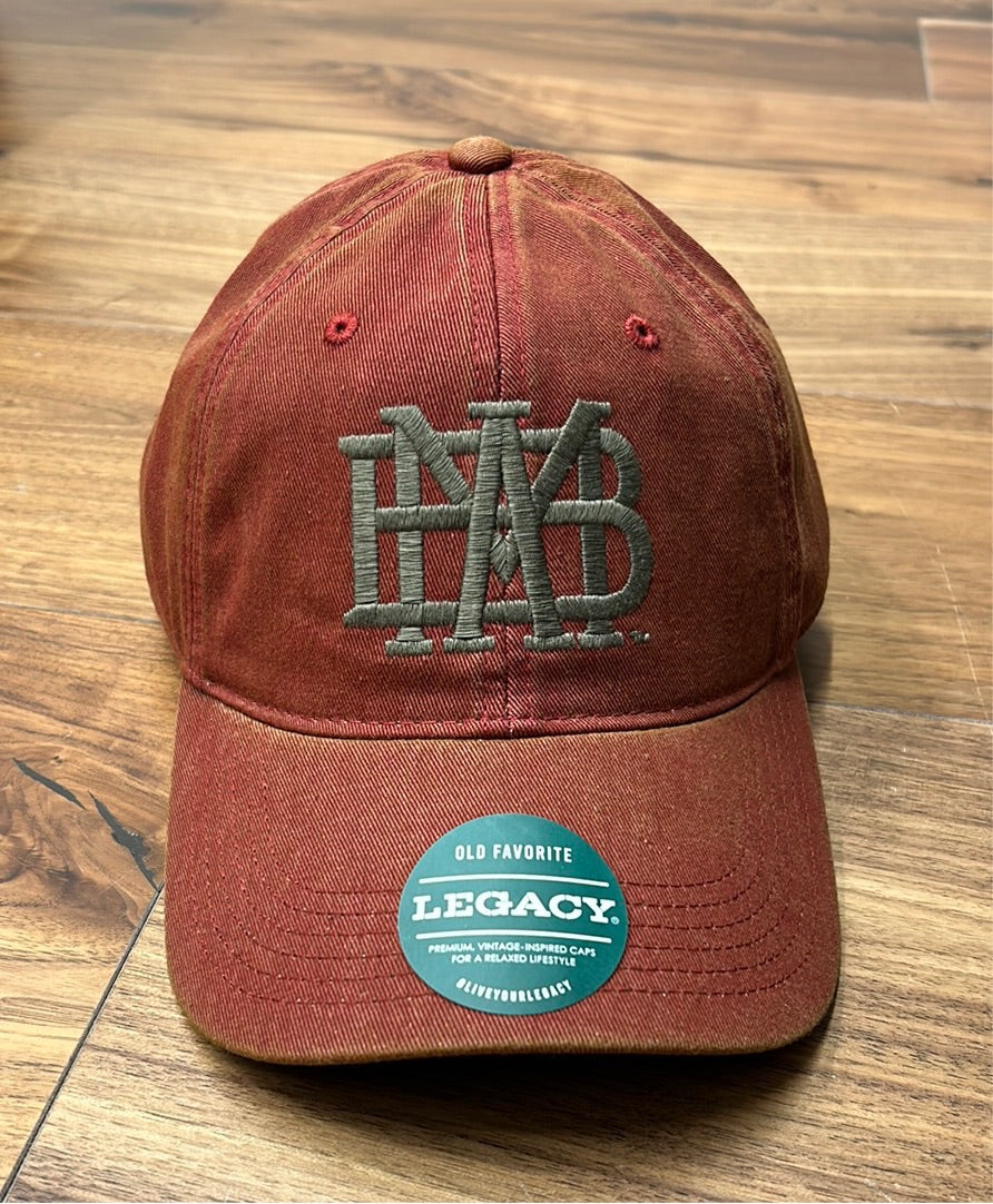 Legacy Cardinal Hat with Dark Taupe Waffle